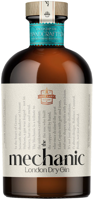 The Mechanic Mediterranean London Dry Gin Lost Lake