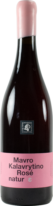 Mavro Kalavrytino Nature Rose 2025 - Tetramythos Winery