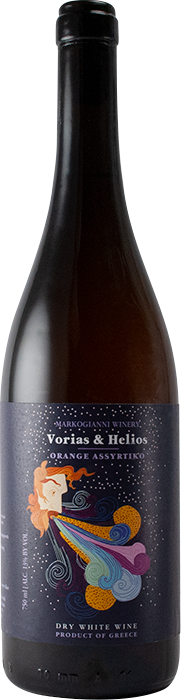 5 + 1 Vorias and Helios Orange Αssyrtiko 2024 - Markogianni Winery