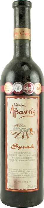 Syrah 2004 - Κτήμα Αβαντίς