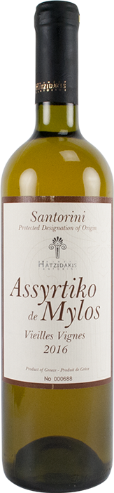 Assyrtiko de Mylos 2016 - Οινοποιείο Χατζηδάκη