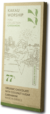Chocolate Kakau Worship Cardamom 75g