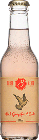 Pink Grapefruit Soda - Three Cents