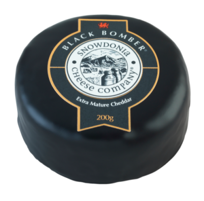 Cheddar Black Bomber 200g