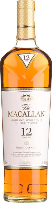 Macallan 12 Year Old Sherry Oak Whiskey