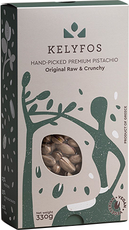 Kelyfos Premium Raw Pistachios 330gr