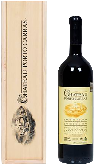 Chateau Porto Carras 2015 Magnum 1,5L in Wooden Case