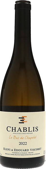 Chablis Le Bas de Chapelot 2022 - Domaine Eleni et Edouard Vocoret 